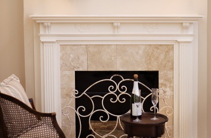 Decorative fireplace by Handy Manners